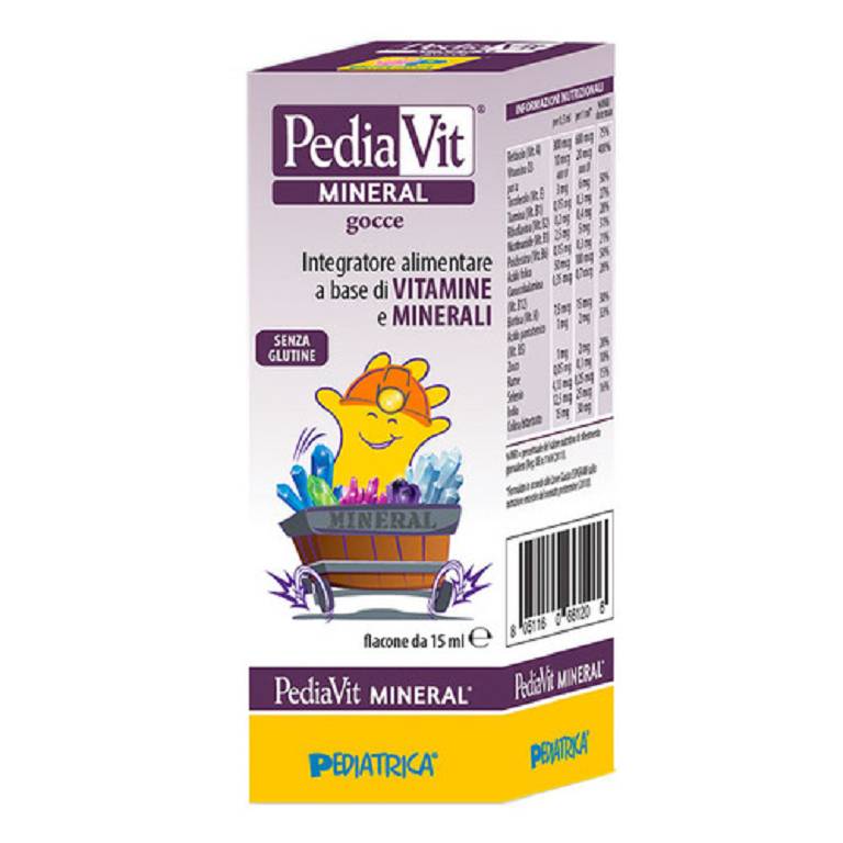 PEDIAVIT MINERAL GOCCE 15ML